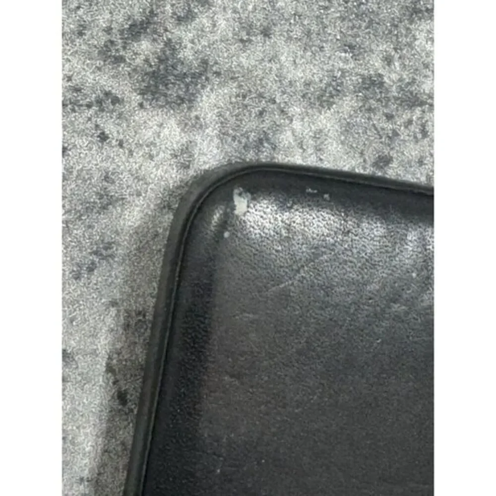 Vintage‎ Coach Black Structured Leather Business Card Case